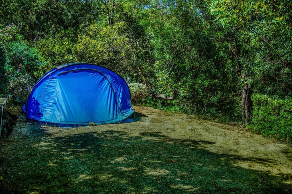 campsite tent ramatuelle