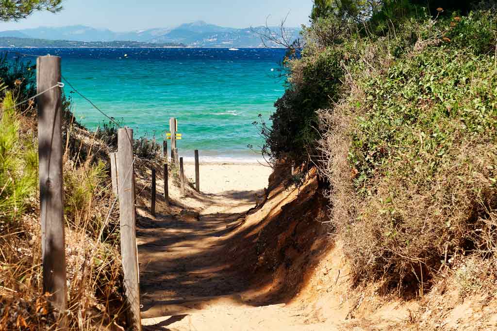 Plage à Porquerolles