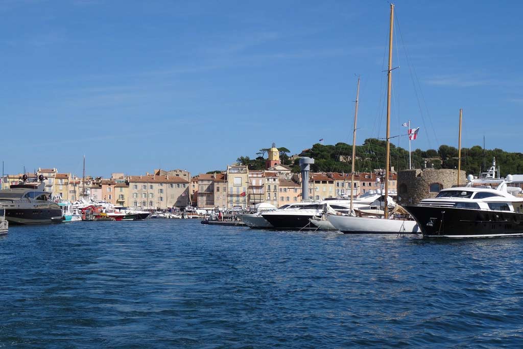 Vue sur Saint-Tropez