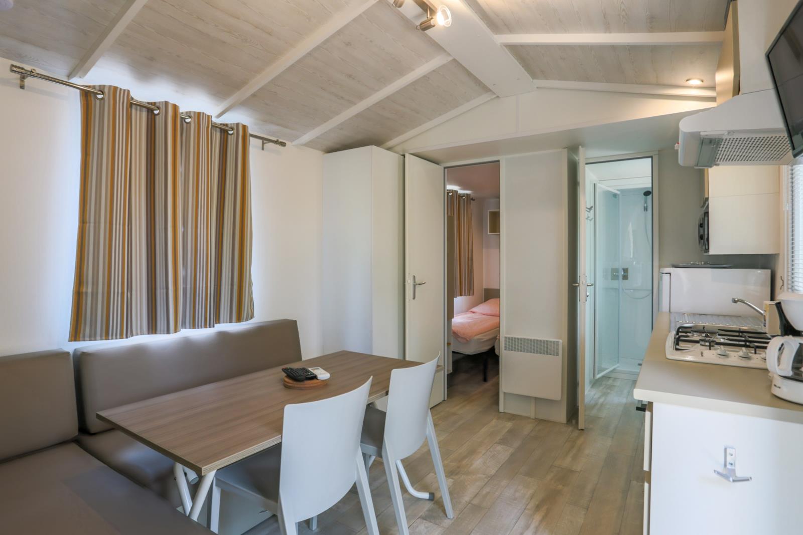 Mobil home Confort + 23m² (2 camere) – aria condizionata