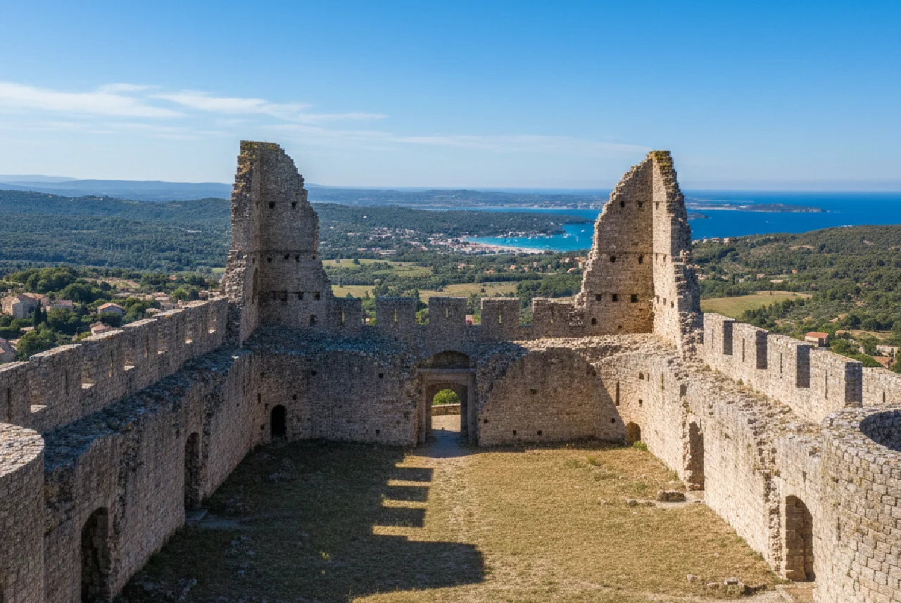 Intérieur du chateux grimaux et histoire
